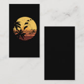 Carte De Visite Kitesurf Surfer (Devant / Derrière)