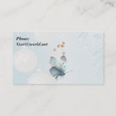 Carte de visite Kitten & Butterflies (Dos)