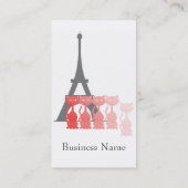 Carte De Visite Kitties à Paris (Dos)