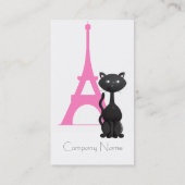Carte De Visite Kitty à Paris (Dos)