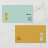 Carte De Visite Kitty - affaires (Devant / Derrière)