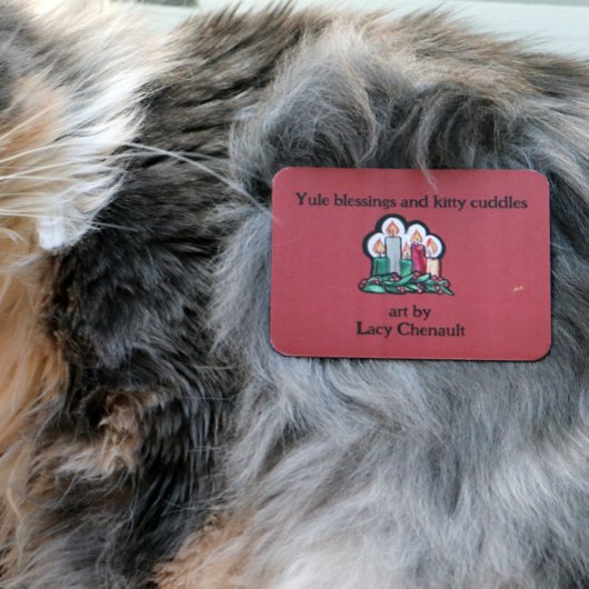 Carte De Visite Kitty Chat Noël