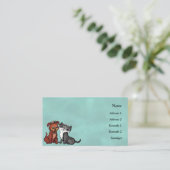 Carte de visite Kitty et Puppy (Debout devant)