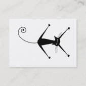 Carte De Visite Kitty fantaisie noir 10 (Dos)