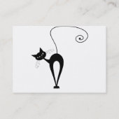 Carte De Visite Kitty fantaisie noir 3 (Dos)