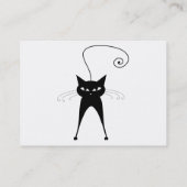 Carte De Visite Kitty fantaisie noir 6 (Dos)