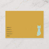 Carte De Visite Kitty - potelé (Dos)