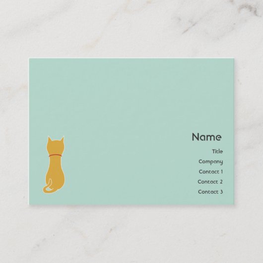 Carte De Visite Kitty - potelé (Devant)