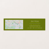 Carte De Visite Kiwi Fruit, Bar à jus, Détail (Intérieur déplié)