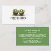 Carte De Visite Kiwi Fruit, magasin de nourriture santé (Devant / Derrière)