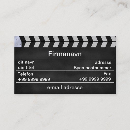 Carte De Visite klap Biograf (Devant)