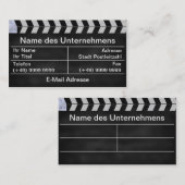 Carte De Visite klatschen Kino (Devant / Derrière)