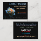 Carte De Visite Knight Rose Professional Caregiver  (Devant / Derrière)