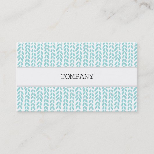 CARTE DE VISITE KNIT (Devant)