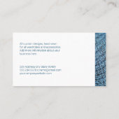 Carte De Visite Knit Textile | Armoire Seamstress (Dos)