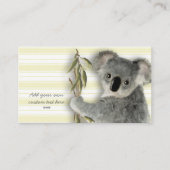 Carte De Visite Koala mignon (Devant)