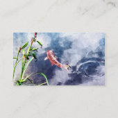 Carte De Visite Koi dans l'eau qui tortille (Dos)