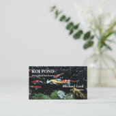 Carte De Visite ©Koi Fish Pond Design Entretien de construction (Debout devant)