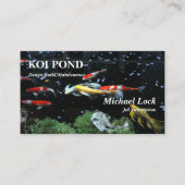 Carte De Visite ©Koi Fish Pond Design Entretien de construction (Devant)