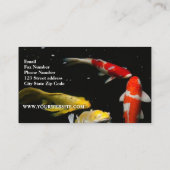 Carte De Visite ©Koi Fish Pond Design Entretien de construction (Dos)
