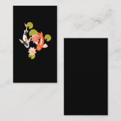 Carte De Visite Koi Poisson Eau Lily Japonaise Pêche à la Carpe (Devant / Derrière)