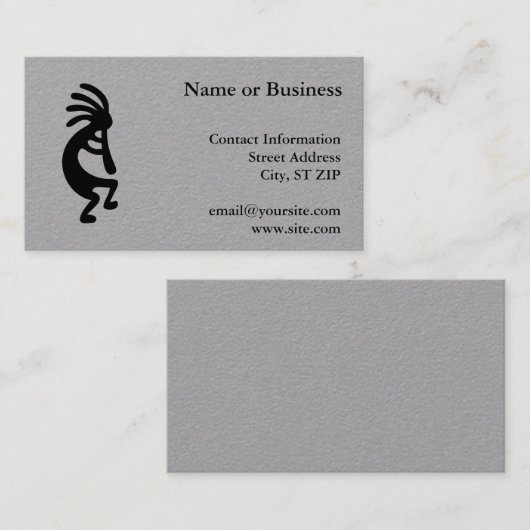 Carte De Visite Kokopelli (Devant / Derrière)