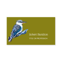 Kookaburra aquarelle peinture d'oiseau australien