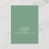 Carte De Visite Koson, Poisson d'or - Art japonais - Aquarium (Dos)