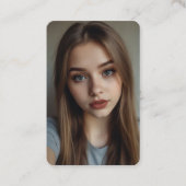 Carte De Visite Kpop Idol Anniversaire Fancafe Style Photocarte pe (Devant)