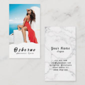Carte de visite Kraft Guide d'aventure dans les mo (Devant / Derrière)