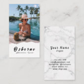 Carte de visite Kraft Guide d'aventure dans les mo (Devant / Derrière)