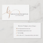 Carte De Visite Kristen Pompeo (Devant / Derrière)