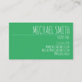 Carte De Visite Kulfi Qulfi Crème indienne de glace Dessert congel (Dos)