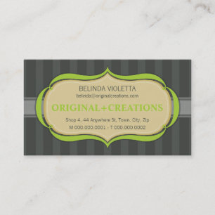 CARTE DE VISITE : : L12 flamboyant élégant