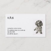 Carte De Visite L.A.Doxies [Rufus] (Dos)