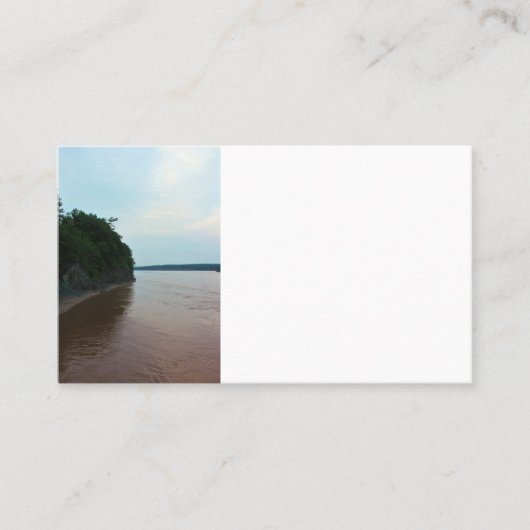 Carte De Visite La baie de Fundy (Devant)
