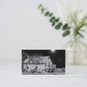 Carte De Visite La Barne rurale de nuit (Debout devant)