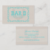 Carte De Visite La barre D conçoit en fonction du client (Devant / Derrière)