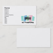 Carte De Visite La basse est Forever (Devant / Derrière)