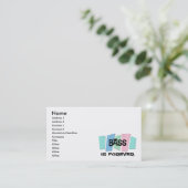 Carte De Visite La basse est Forever (Debout devant)