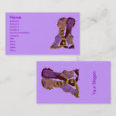 Carte De Visite La beauté de la mode (Devant / Derrière)