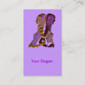 Carte De Visite La beauté de la mode (Dos)