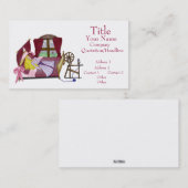 Carte De Visite La beauté du sommeil (Devant / Derrière)