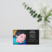 CARTE DE VISITE LA BEAUTÉ EST BLEUE (Debout devant)