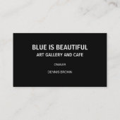 CARTE DE VISITE LA BEAUTÉ EST BLEUE (Dos)