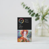 CARTE DE VISITE LA BEAUTÉ ROMANTIQUE DE LA FEMME EST LA PALETTE DE (Debout devant)