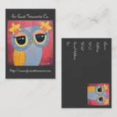 Carte De Visite La belle d'orchidée (Devant / Derrière)