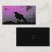 Carte De Visite La belle silhouette de la nature (Devant / Derrière)