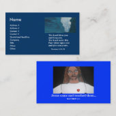 CARTE DE VISITE LA BÉNÉDICTION (Devant / Derrière)