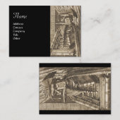 CARTE DE VISITE LA BIBLIOTHÈQUE (Devant / Derrière)